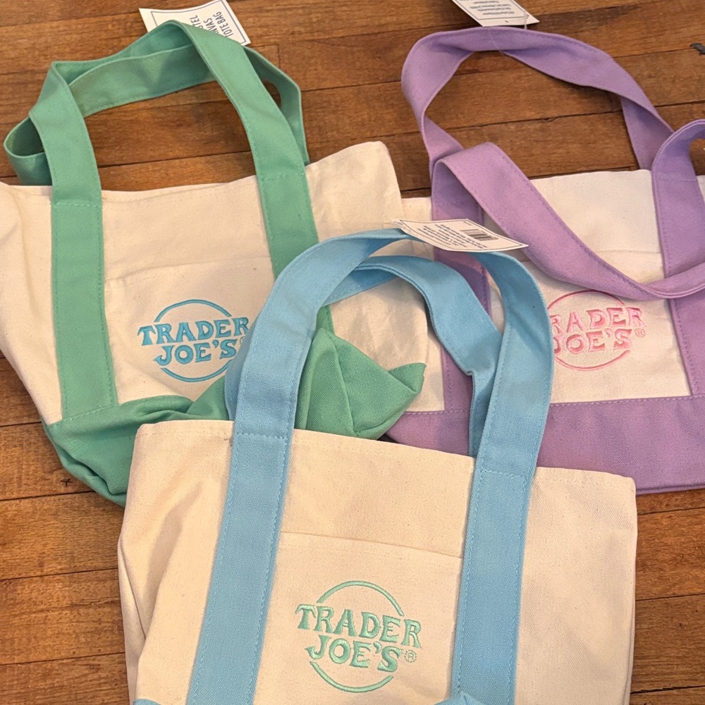 Trader Joe's Canvas Tote Bags